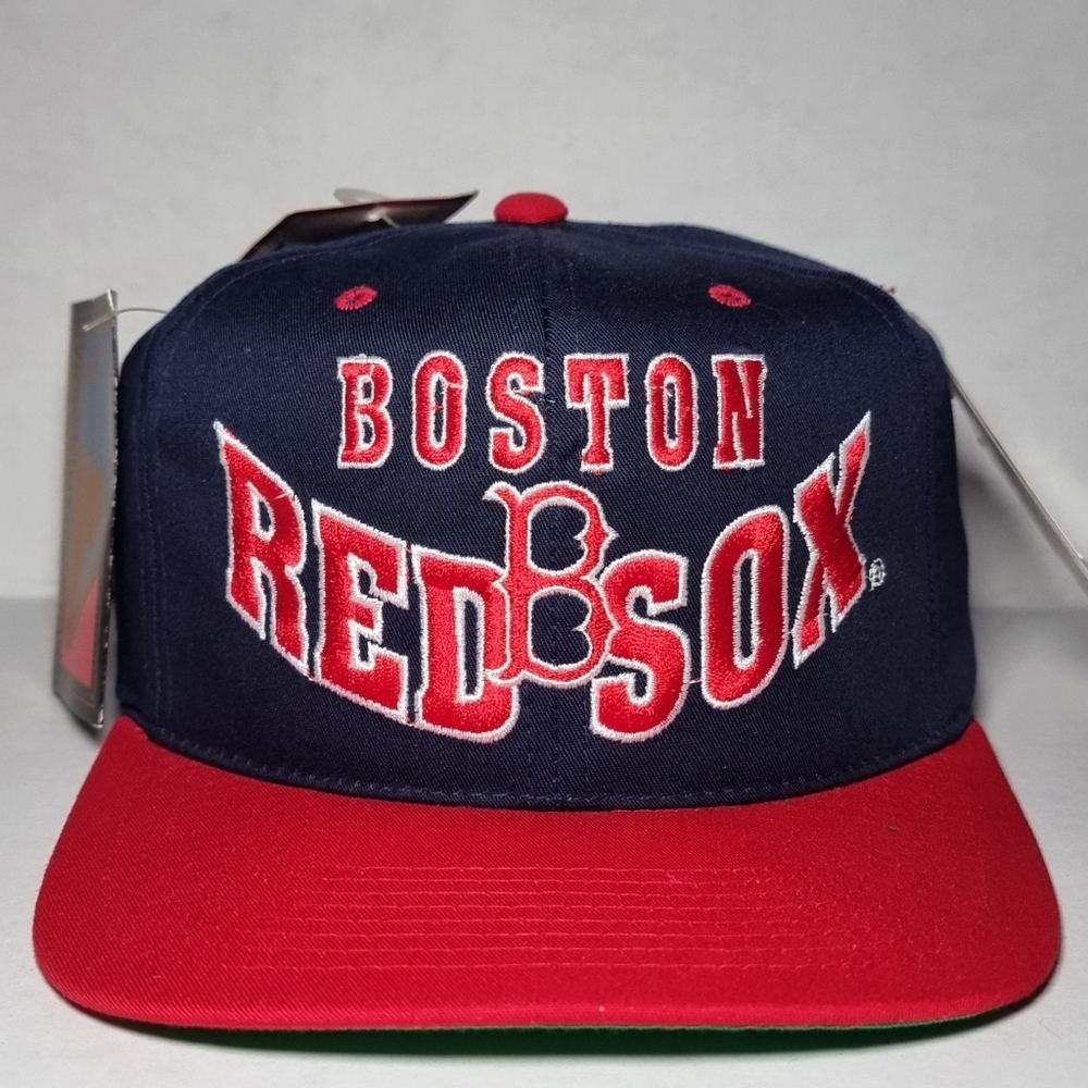 NWT Vintage 90s Boston Red Sox Hat Cap Snapback MLB 🔥